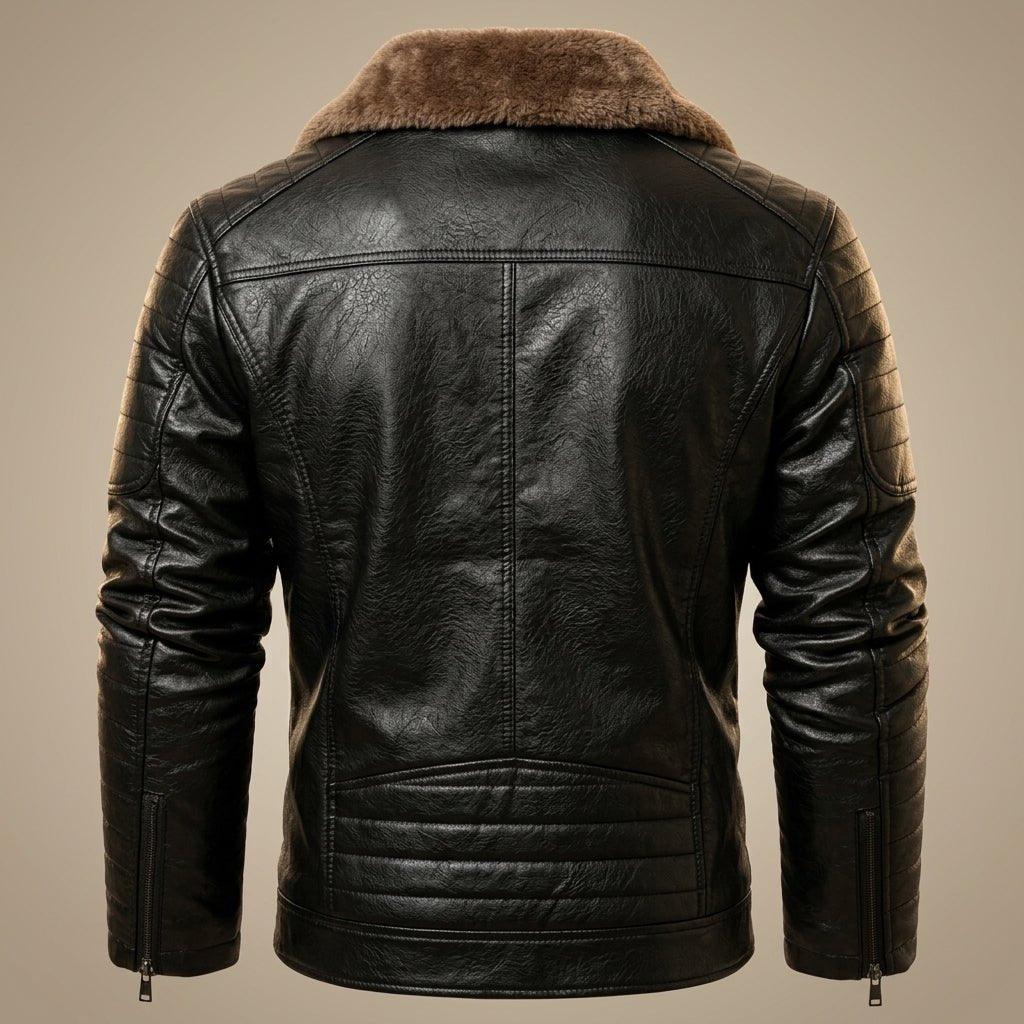 Niccolo Fur Leather Jacket - York Miller