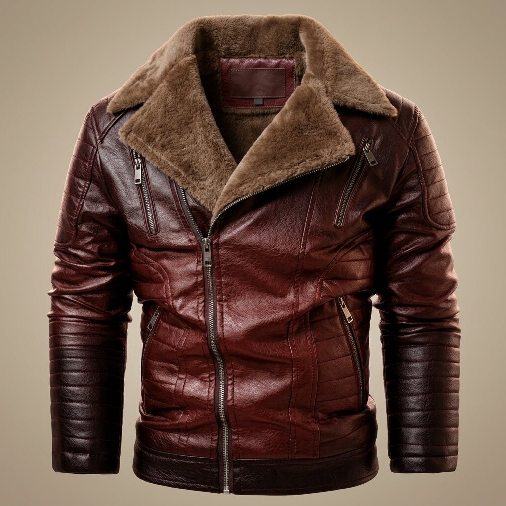 Niccolo Fur Leather Jacket - York Miller