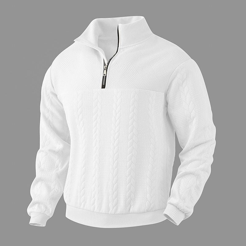 Brooks Jacquard Knit Sweater