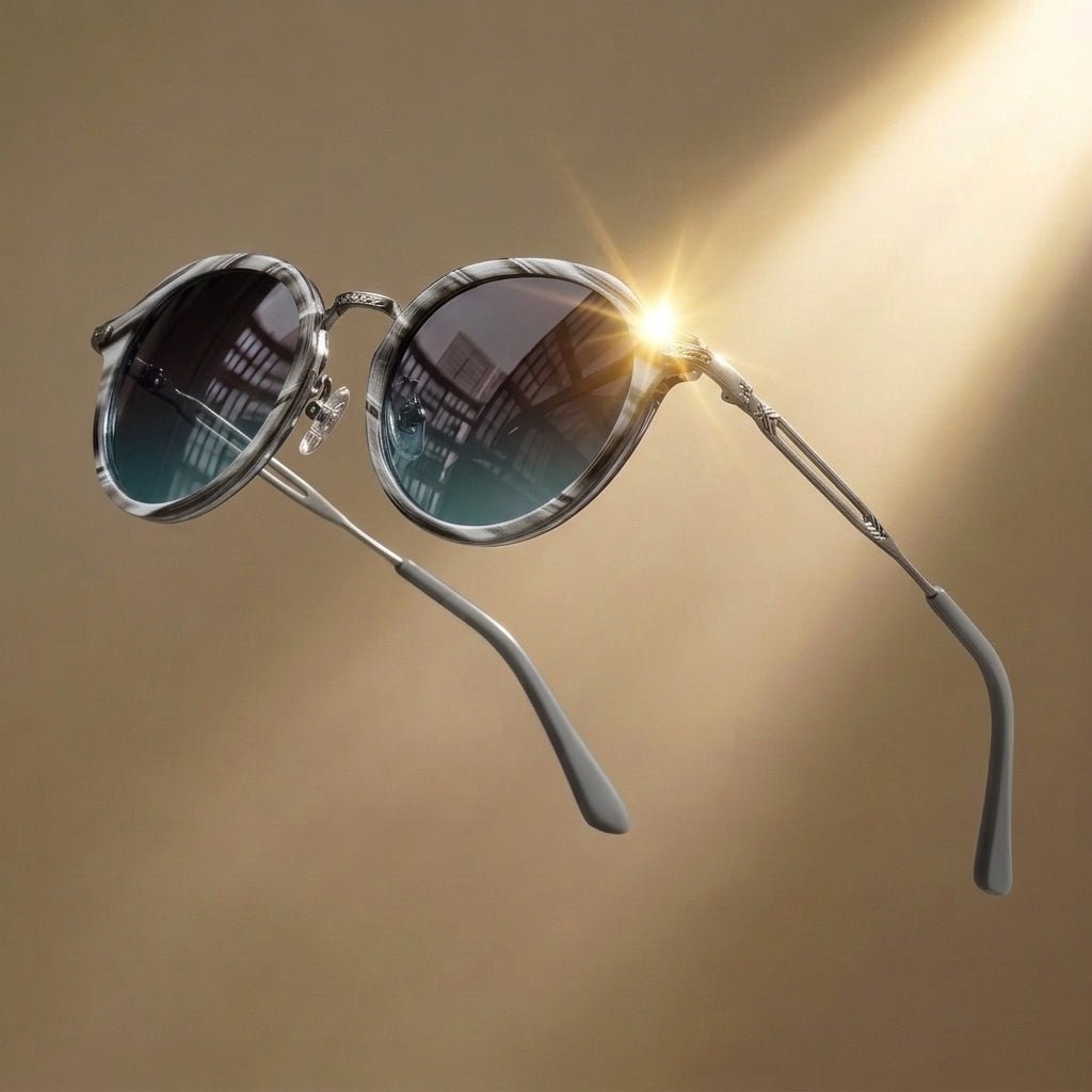 Ellis Round Retro Shades - York Miller