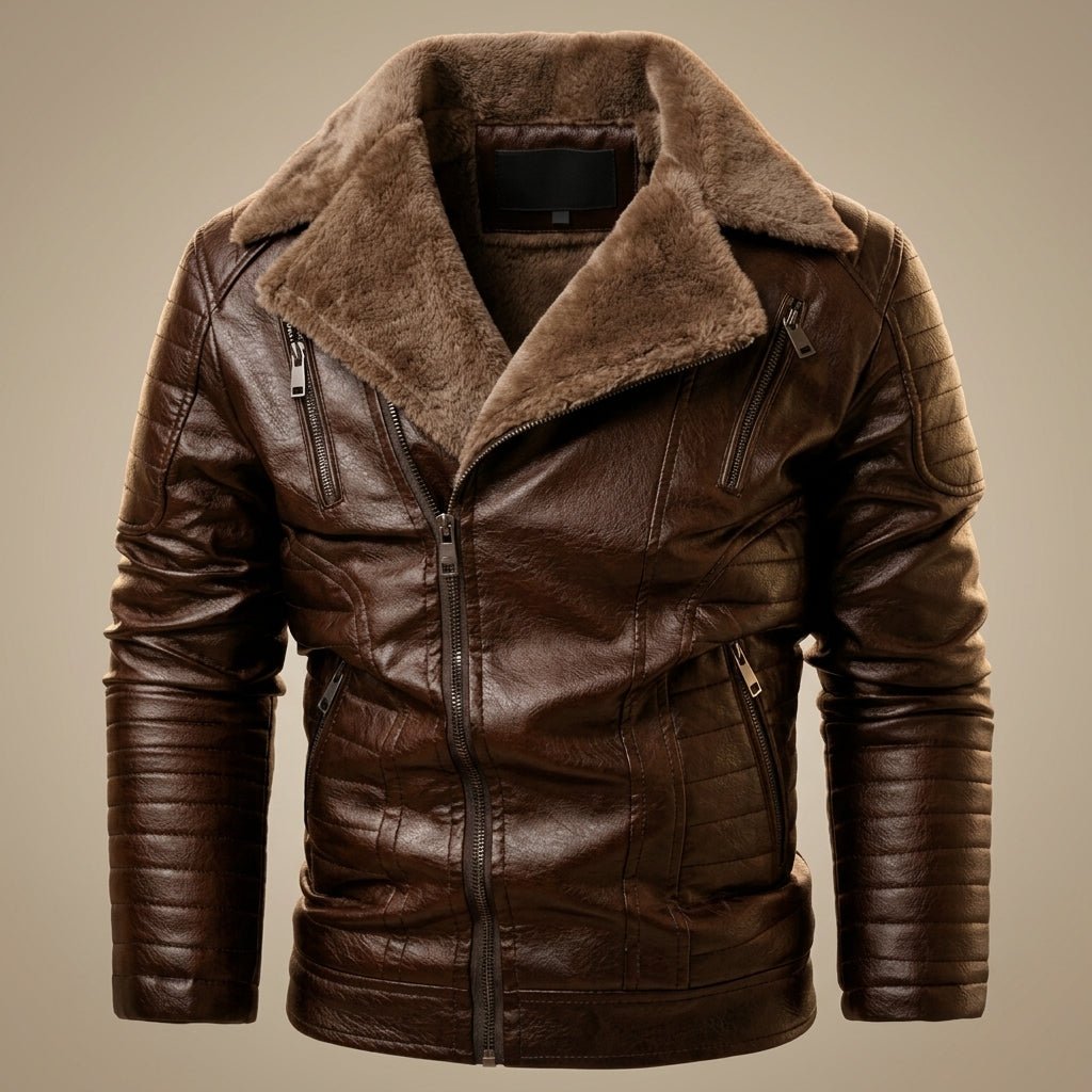 Niccolo Fur Leather Jacket - York Miller