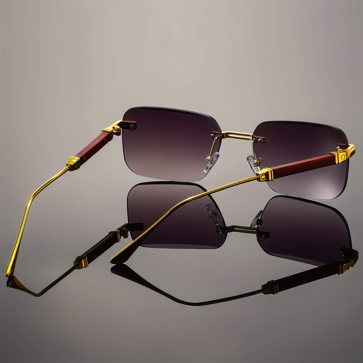 Bruno Valenci Rimless Shades - York Miller