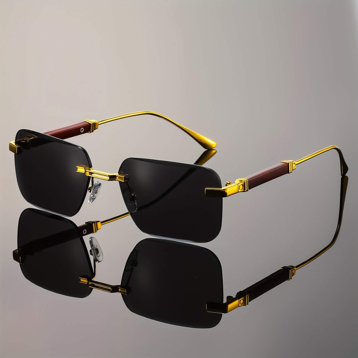Bruno Valenci Rimless Shades - York Miller