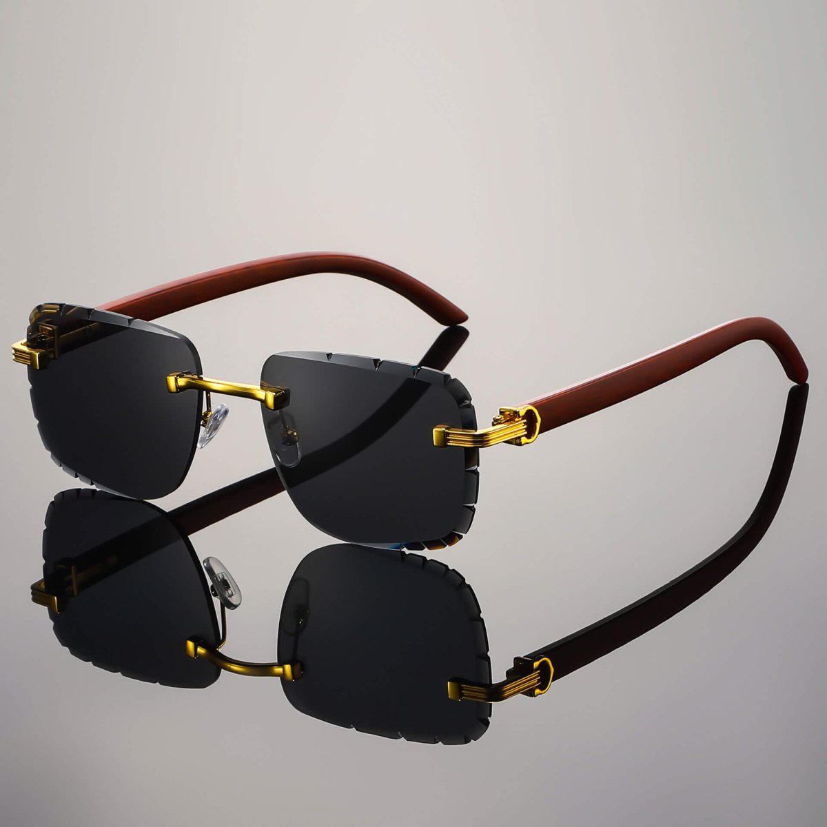 Napoli Rimless Retro Shades - York Miller