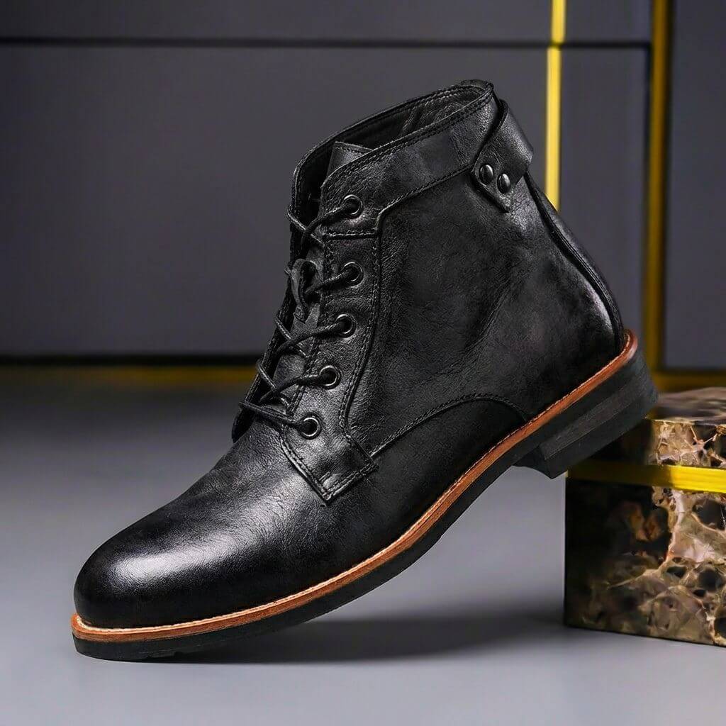 Royce Retro Leather Boots