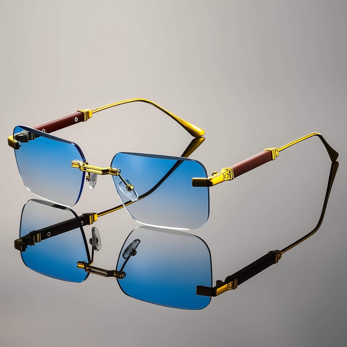 Bruno Valenci Rimless Shades - York Miller
