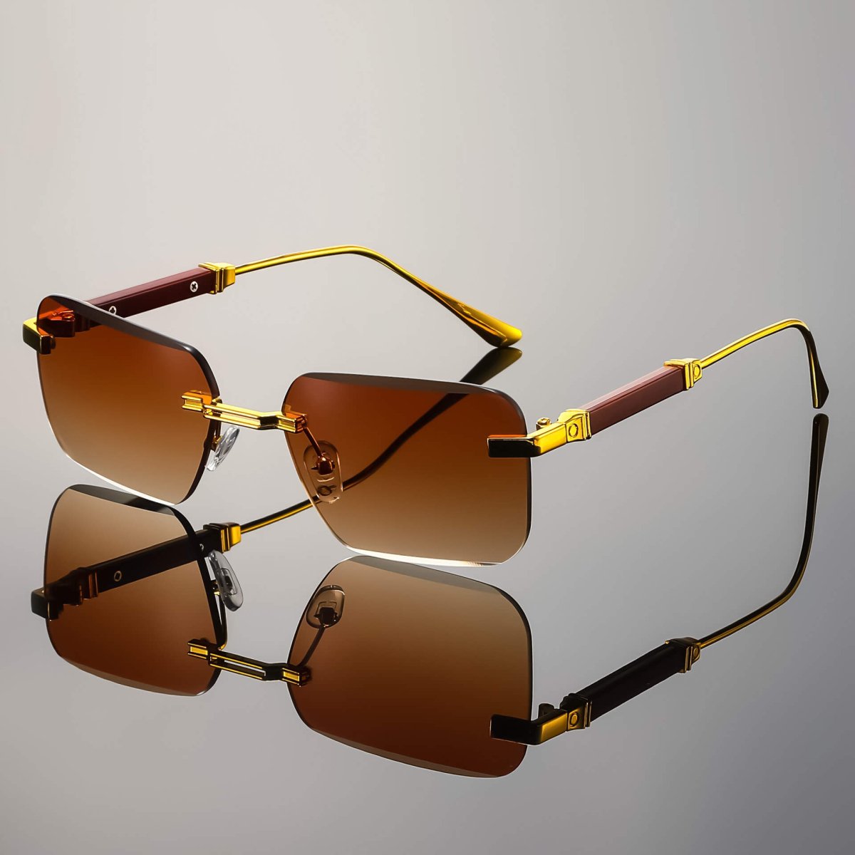 Bruno Valenci Rimless Shades - York Miller