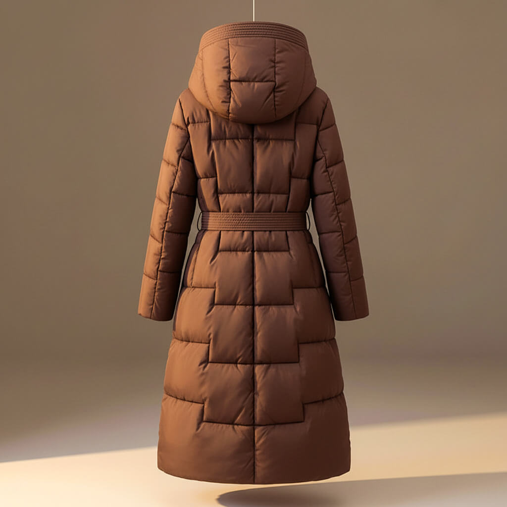 Anastasia Quilted Hooded Coat