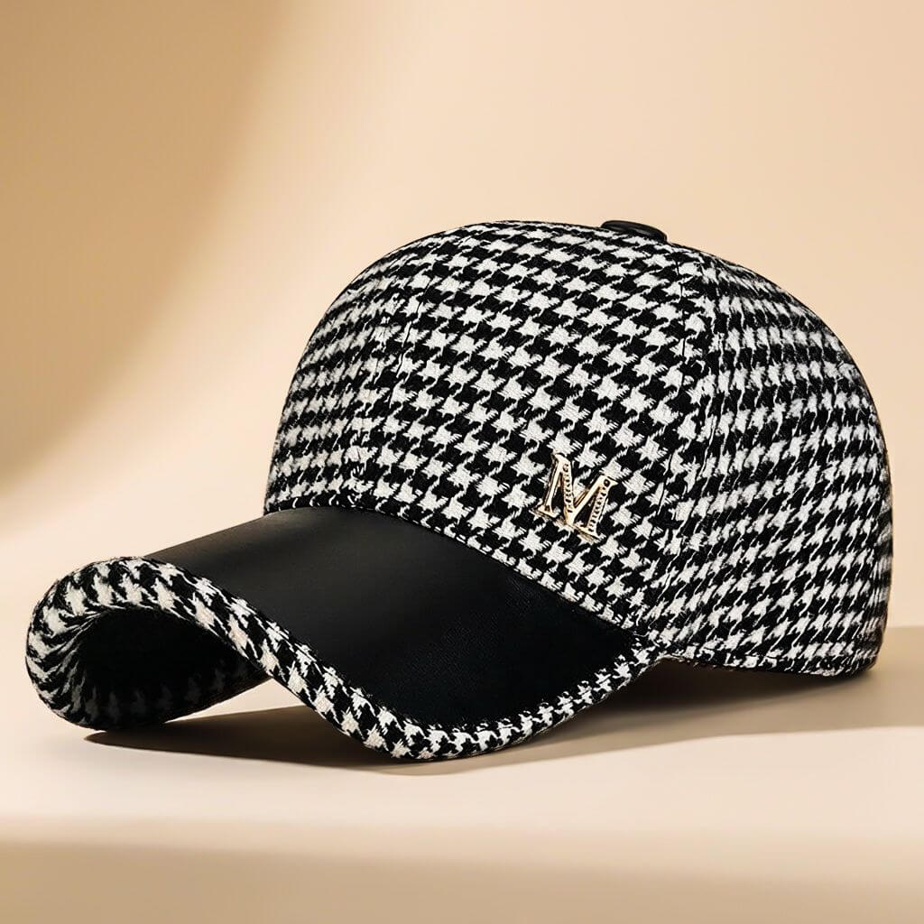 Miller Wool Houndstooth Cap