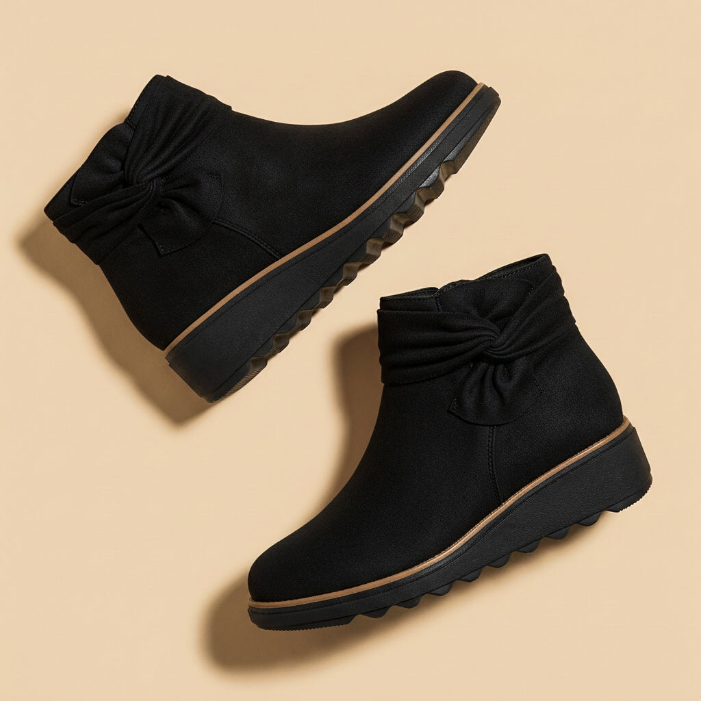 Penelope Suede Bow Boots