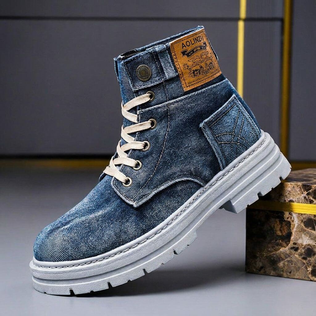 Tyson Denim High-Top Shoes