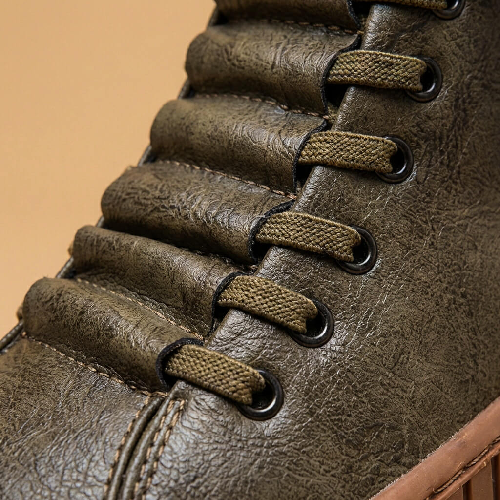 Lawrence High-Top Leather Sneakers