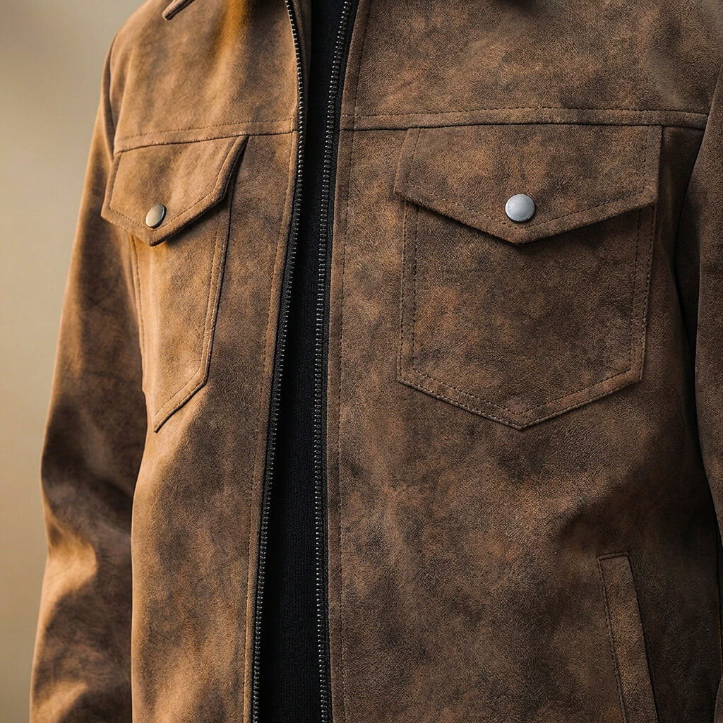 Rowan Retro Leather Jacket