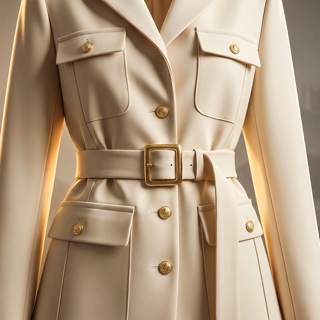 Julia Couture Belted Jacket