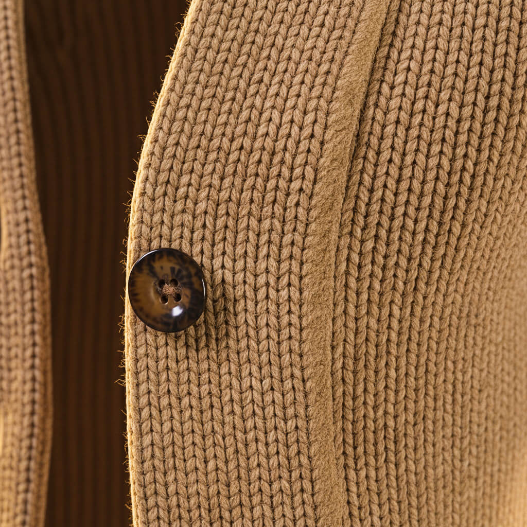 Andrew Virgin Wool Knit Cardigan
