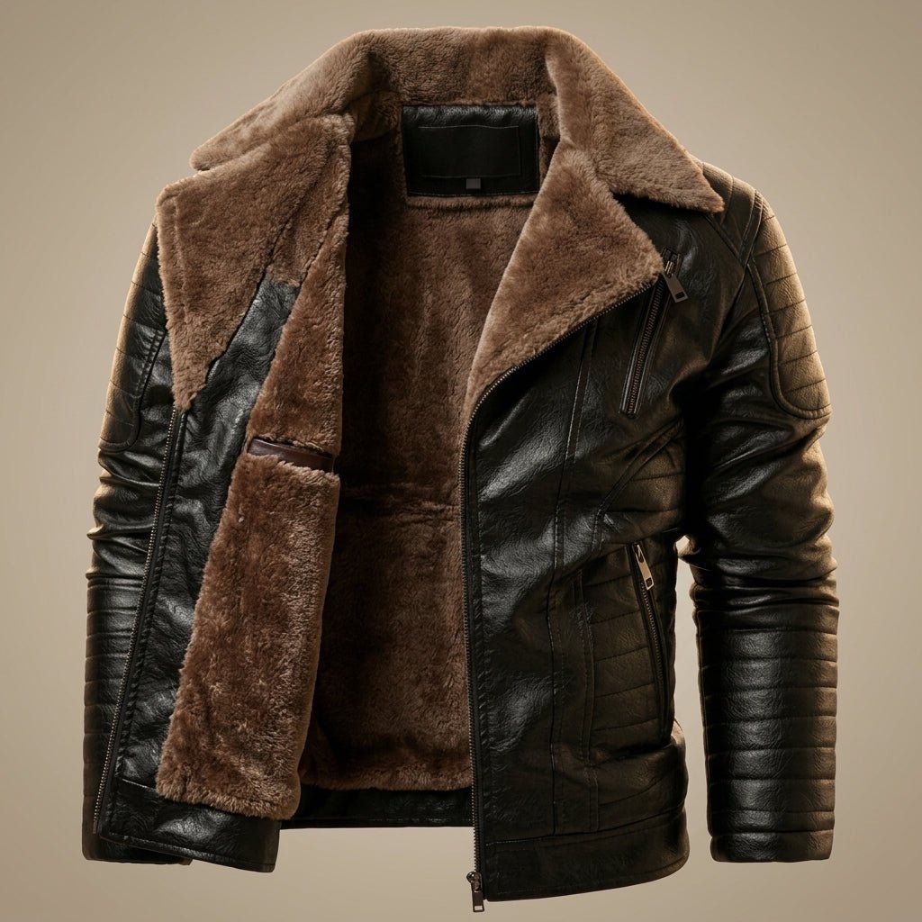 Niccolo Fur Leather Jacket - York Miller