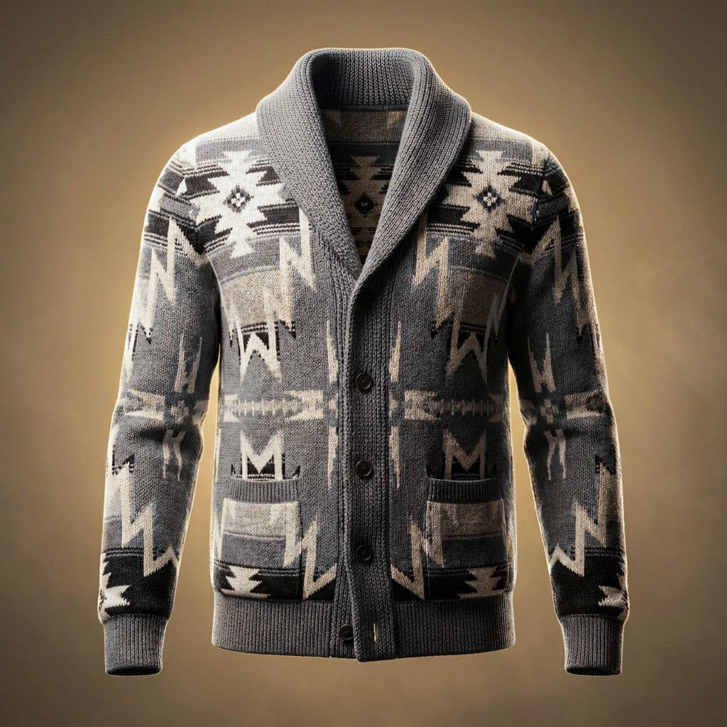 Rhodes Knit Wool Cardigan