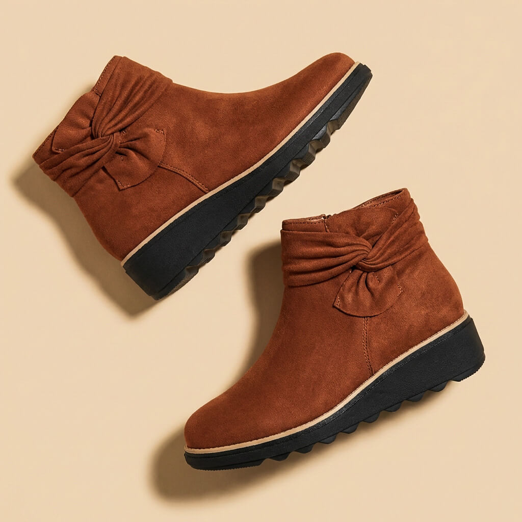 Penelope Suede Bow Boots